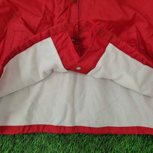 Vintage 90s Auburn Coach Jacket Womens 2XL 26x26 Boxy Baggy - Picture 12 of 12